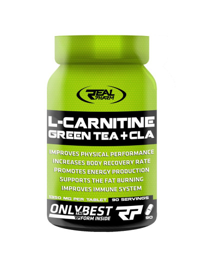 Real Pharm L-Carnitine Green Tea+CLA 90kaps