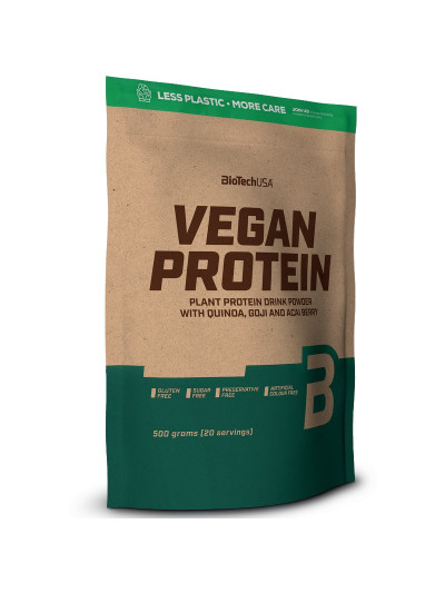 Białko wegańskie BioTechUSA Vegan Protein 500g w sklepie Pakuj ZDROWIE Gdańsk Wrzeszcz