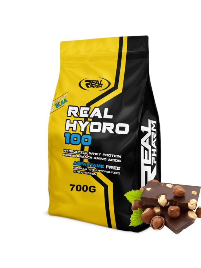 Odżywka białkowa Real Hydro 100 700g czekolada z orzechem hydrolizat białka serwatki w Pakuj ZDROWIE Gdańsk Wrzeszcz