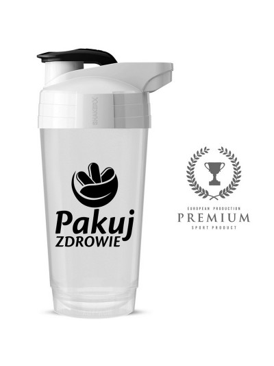 Szczelny Shaker Premium 700ml biały - Szejker od Pakuj ZDROWIE w Gdańsku Wrzeszcz