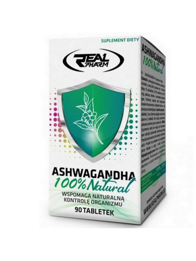 Real Pharm Ashwagandha 100% Natural 90tabs