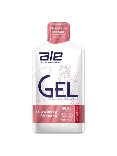 Żel Energetyczny ALE Active Energy Gel 55g strawberry & banana w sklepie Pakuj ZDROWIE Gdańsk Wrzeszcz