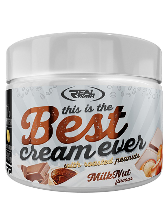 Real Pharm Best Cream 500g mleczna czekolada z prażonymi orzechami - 1 Real Pharm Best Cream 500g mleczna czekolada z prażonymi orzechami - 1