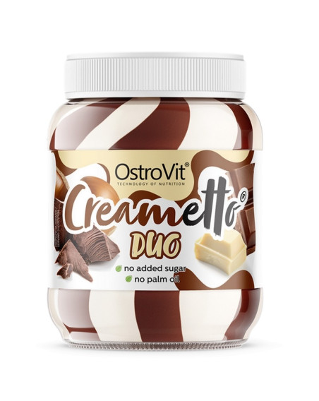 Naturalny krem OSTROVIT Creametto 350 g duo o smaku mleczno-orzechowym w sklepie Pakuj ZDROWIE Gdańsk Wrzeszcz