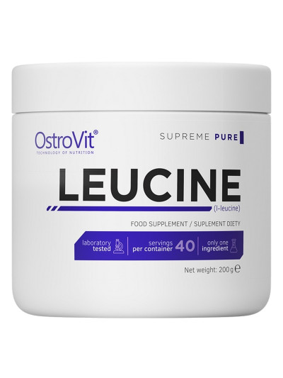 Leucyna w proszku OSTROVIT Supreme Pure Leucine 200 g w sklepie Pakuj ZDROWIE Gdańsk Wrzeszcz