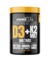 Witamina D3+K2MK7 HIRO.LAB Vitamin D3 4000IU+K2 MK7 160 tabs w sklepie Pakuj ZDROWIE Gdańsk Wrzeszcz - pełny wymiar