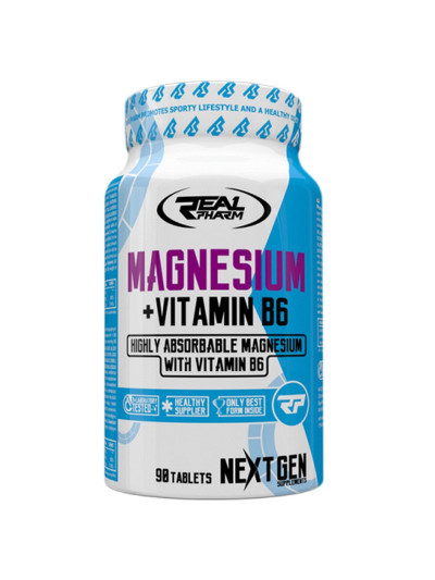 Real Pharm Magnesium + B6 90tabs - 1