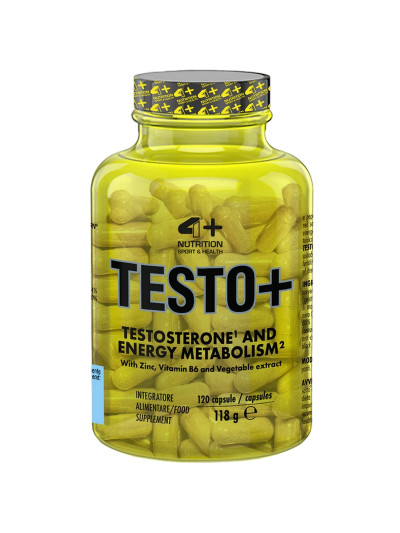 Booster testosteronu 4+ NUTRITION Testo+ 120 caps w sklepie Pakuj ZDROWIE Gdańsk Wrzeszcz