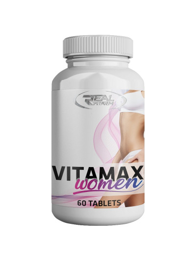 Zestaw witamin i minerałów dla kobiet Real Pharm Vitamax WOMEN 60tabs bez pudełka w sklepie Pakuj ZDROWIE Gdańsk Wrzeszcz
