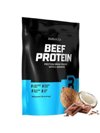 Białko wołowe BioTechUSA Beef Protein 500g czekolada-kokos w sklepie Pakuj ZDROWIE Gdańsk Wrzeszcz